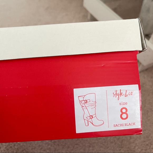 Style & co sachi block heel mid shaft boots - Picture 10 of 11